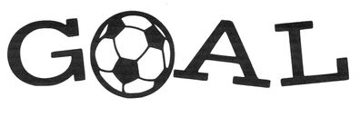 Fußball , Auto Aufkleber, 17x4 cm , Sport, Hobby, Sticker ,1x