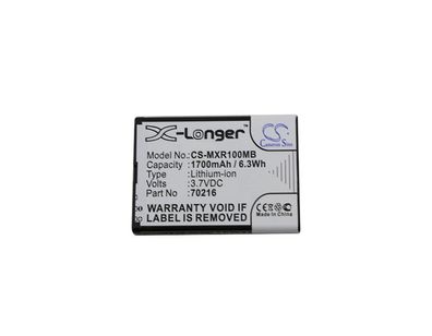 Ersatzakku - CS-MXR100MB - MOBI DXR / 70216 - 3,7 Volt 1700mAh Li-ion