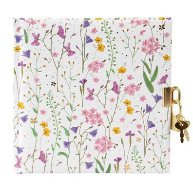 Turnowsky 44 454 Tagebuch Meadow white - 16,5 x 16,5 cm
