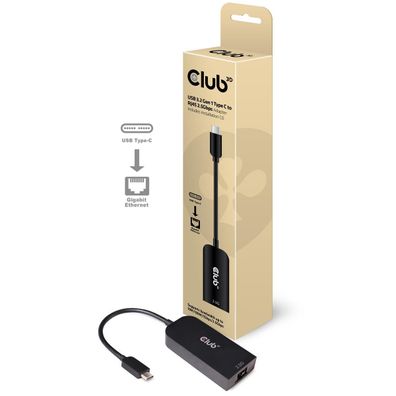 Club 3D CAC-1520 Club3D Adapter USB 3.2 Typ C > RJ-45 2.5Gb retail