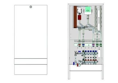 strawa Frischwasser-Wohnungsstation Friwara W32-4L-63-AP 9 Hkr