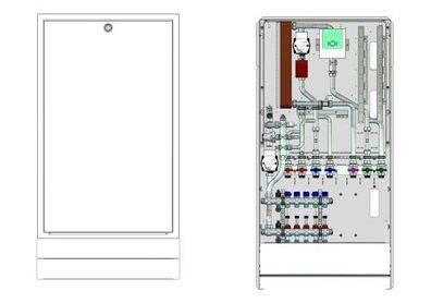 strawa Frischwasser-Wohnungsstation Friwara W22-FBR-63-HT-UP 10 Hkr