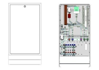 strawa Frischwasser-Wohnungsstation Friwara W22-FBR-63-UP 12 Hkr