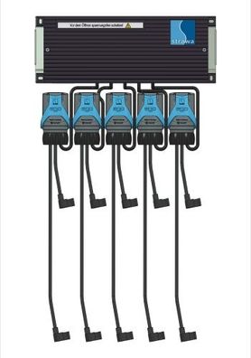 strawa MP EGO-230V und strawalogiX RT6-STA8 230V mit Vorverdrahtung 8 Hkr