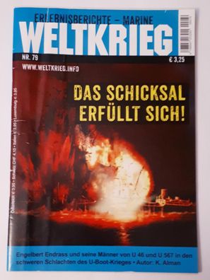 Zeitschrift Weltkrieg Erlebnisberichte Marine verschiedene Ausgaben