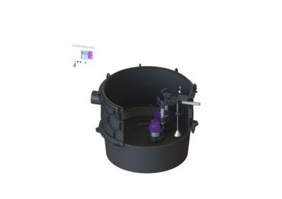 KESSEL Pumpstation Aqualift S XL Duo nasse Aufst. mit Pumpe GTF1200 S3 8743012