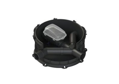 KESSEL Rückstau Technikmodul Controlfix DN 150, zwei Zuläufe in Fließrichtung 851502