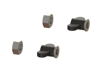 KESSEL Flügel und Sechskantmutter Set aus 2 x M8 und 2 x M10 680830