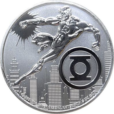 Niue 2022 - Green Lantern (DC Serie 1) - 1 Oz Silber