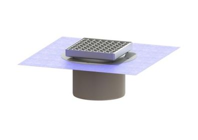 KESSEL Dünnbettaufsatz Gitterrost 200 x 200 Edst. 48969