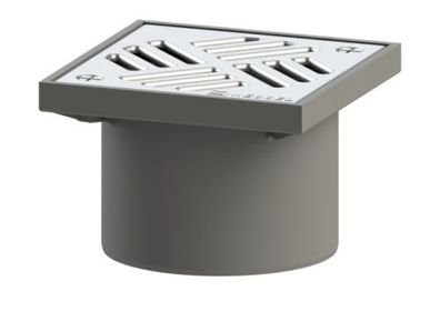 KESSEL Aufsatzstück 150x150 aus Kunststoff 48950