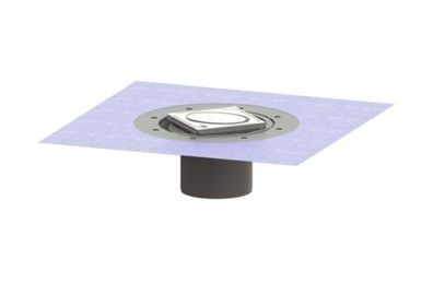 KESSEL Dünnbettaufsatz Variofix Designrost Oval, mit Lock&Lift, V2A 48905