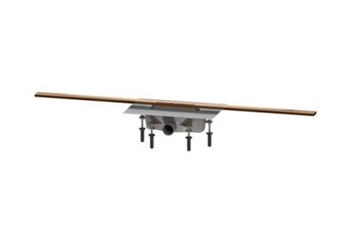 KESSEL Duschrinne Linearis Infinity 90 L: 1200 mm, DN 50, Bronze, gebürstet 45204.12