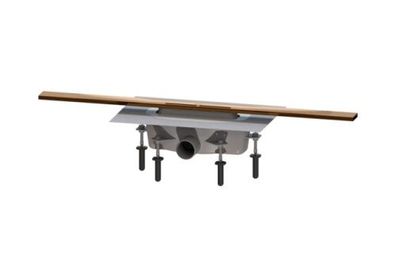 KESSEL Duschrinne Linearis Infinity 90 L: 800 mm, DN 50, Bronze, gebürstet 45204.08