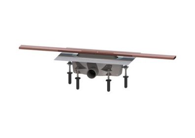 KESSEL Duschrinne Linearis Infinity 90 L: 800 mm, DN 50, Copper, gebürstet 45203.08