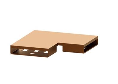 KESSEL Verbindungsstück 90 Grad für Linearis Infinity, Bronze, gebürstet 45104.01