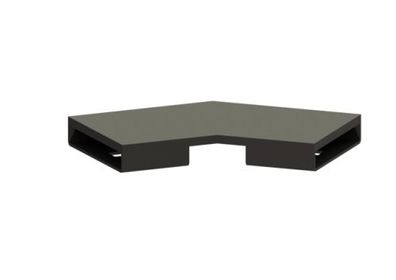 KESSEL Verbindungsstück 45 Grad für Linearis Infinity, Black, gebürstet 45102.02