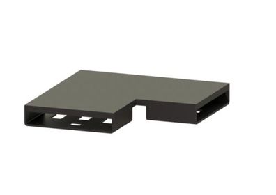 KESSEL Verbindungsstück 90 Grad für Linearis Infinity, Black, gebürstet 45102.01