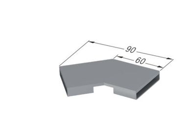 KESSEL Verbindungsstück 30 Grad für Linearis Infinity, Edst. gebürstet 45100.03