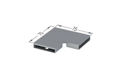 KESSEL Verbindungsstück 90 Grad für Linearis Infinity, Edst. gebürstet 45100.01