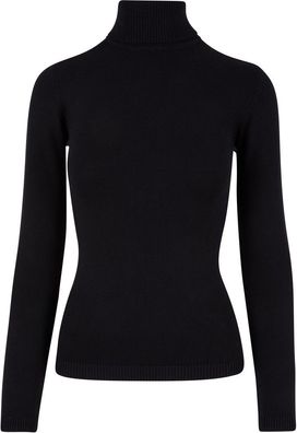 Urban Classics Damen Ladies Knitted Turtleneck Sweater