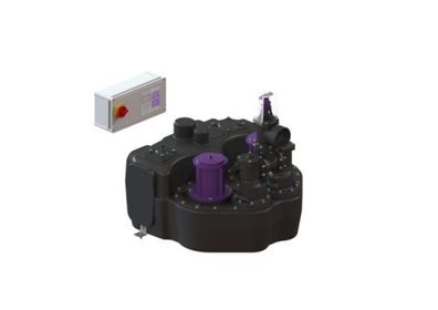 KESSEL Hebeanlage Aqualift F Duo, Komfort, 400 V, 1,1kW, waagrecht 28766