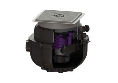 KESSEL Hebeanlage Aqualift S Compact Mono, GTF 1200, resist., Bodenpl, schw. 281200SC