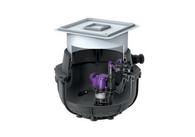 KESSEL Hebeanlage Aqualift S Compact Mono, GTF 500, Bodenplatte, befliesbar 280500X