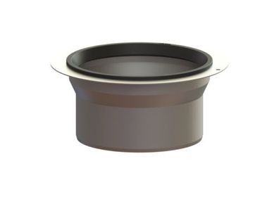 KESSEL Zwischenstück System 200 Edelstahl, Anschlussrand 27186