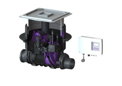 KESSEL Rückstaupumpanlage Pumpfix F DN 125, Komfort Schaltgerät, befliesbar 24125X