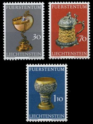 Liechtenstein 1973 Nr 587-589 postfrisch SB0DB36