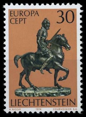 Liechtenstein 1974 Nr 600 postfrisch SB0DC2E