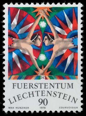 Liechtenstein 1976 Nr 661 postfrisch SB0DE5E