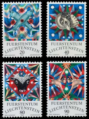 Liechtenstein 1976 Nr 658-661 postfrisch SB0DE4E