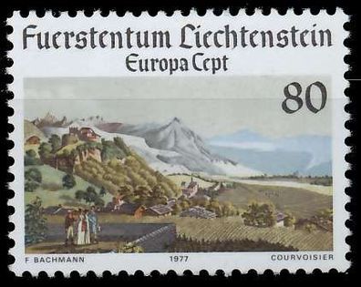 Liechtenstein 1977 Nr 668 postfrisch SB0DE96