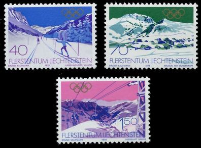 Liechtenstein 1979 Nr 735-737 postfrisch SB1609A