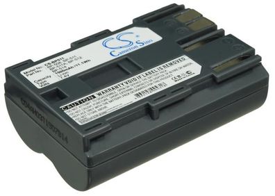 Ersatzakku - CS-BP511 - Canon BP-508 / BP-511 / DM-MV100X - 7,4 Volt 1500mAh Li-Ion