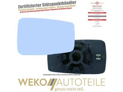 Spiegelglas, Außenspiegel links Diederichs 1014227 für AUDI