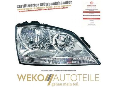 Hauptscheinwerfer rechts Diederichs 6585080 für KIA