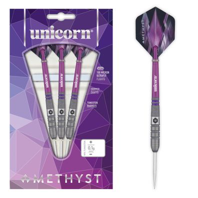 Unicorn Amethyst 3 Steel Darts / 22 Gr. oder 24 Gr. / Inhalt 1 Stück