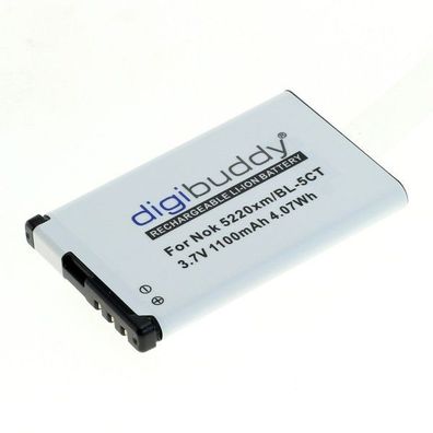 digibuddy - Ersatzakku - Nokia 6303 classic / 6730 classic / 5220xm / BL-5CT