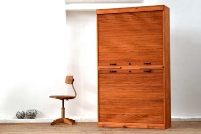 Rolladenschrank Antik Rollladenschrank Alt Büroschrank Aktenschrank Vintage Bauhaus