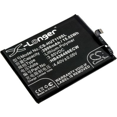Ersatzakku - CS-HUT110SL - Huawei G10 Dual SIM / HB436486ECW - 3,85 Volt 3900mAh