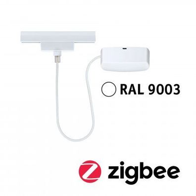 Paulmann 95671 URail Smart Home ZigBee Kabel-Einspeisung max. 100W Signalweiß RAL 900