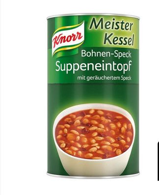 Knorr Meisterkessel Suppeneintop Bohnen Speck 500gr Dose - 3 Varianten/ Stückzahlen