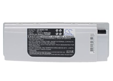 Ersatzakku - CS-NKBC1NB - NOKIA Booklet 3G / BC-1S - 14,8 Volt 3840mAh Li-Polymer