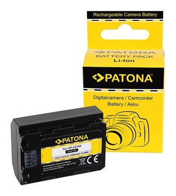 Ersatzakku - Sony NP-FZ100 / A7M3 - 7,2 Volt 1600mAh Li-Ion