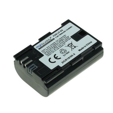 digibuddy - Ersatzakku kompatibel zu Canon LP-E6 / LP-E6N - 7,4 Volt 1900mAh Li-Ion