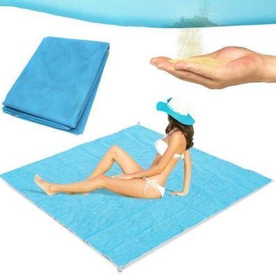 Strandmatte Stranddecke Beach Sandfrei wasserdichte Picknickdecke Camping Retoo