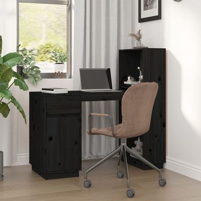 Schreibtisch m. Regal | Laptop | Computertisch | Homeoffice | PC-Tisch | 110 cm